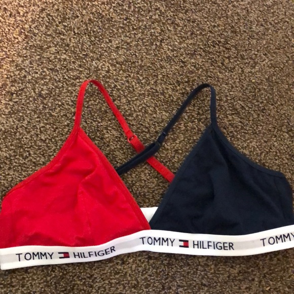tommy hilfiger blue bralette